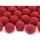 Pompony pluszowe PartyDeco 2cm Czerwone, 20szt